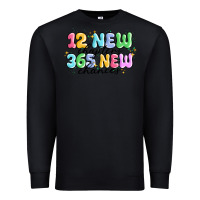 Black 12 new chapter 365 new chances Premium Sweatshirt - MaliasSmallBusiness