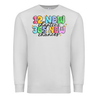 Dove Grey 12 new chapter 365 new chances Premium Sweatshirt - MaliasSmallBusiness