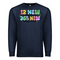 Navy 12 new chapter 365 new chances Premium Sweatshirt - MaliasSmallBusiness