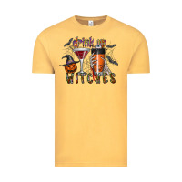 Vintage Mustard drink up witches Vintage Tee - CowhideDigitalArt