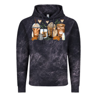 Cloud Black latte coffee cups Vintage Hoodie - Zillion Design Studio
