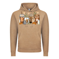 Vintage Coffee latte coffee cups Vintage Hoodie - Zillion Design Studio