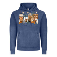 Vintage Denim latte coffee cups Vintage Hoodie - Zillion Design Studio