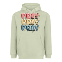 Matcha pray on it pray over it pray through it Heavyweight Hoodie - MaliasSmallBusiness
