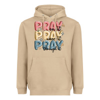 Mushroom pray on it pray over it pray through it Heavyweight Hoodie - MaliasSmallBusiness