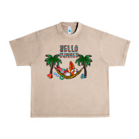 French Oak hello summer Urban Heavy Tee - CowhideDigitalArt