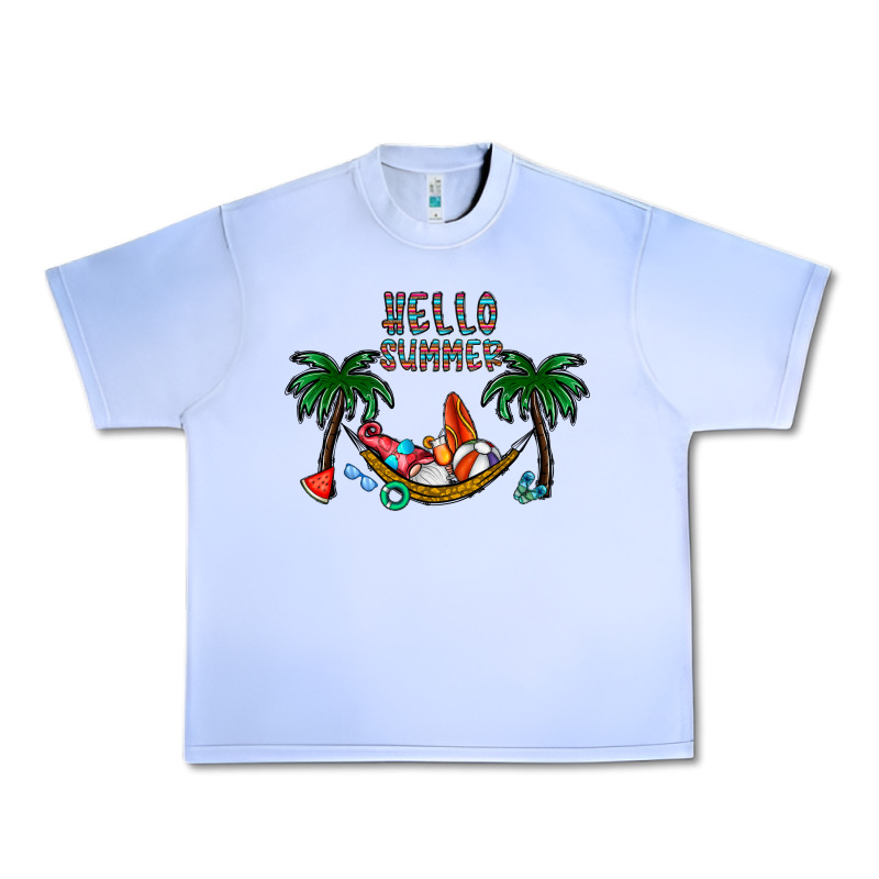 Hello Summer Urban Heavy Tee by CowhideDigitalArt | Teevron