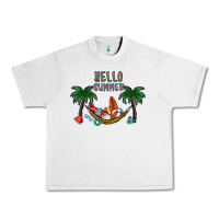 Lunar Rock hello summer Urban Heavy Tee - CowhideDigitalArt