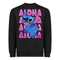 Black aloha stitch Heavyweight Sweatshirt - Zillion Design Studio