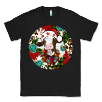 Black Christmas cow gemstone Classic Tee - Artiststas