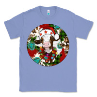 Colony Blue Christmas cow gemstone Classic Tee - Artiststas