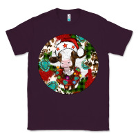 Plum Christmas cow gemstone Classic Tee - Artiststas
