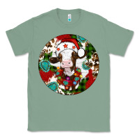 Sage Christmas cow gemstone Classic Tee - Artiststas