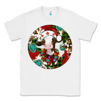 White Christmas cow gemstone Classic Tee - Artiststas