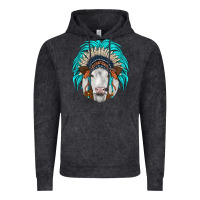 Simmental Indian Headdress Vintage Hoodie | Teevron
