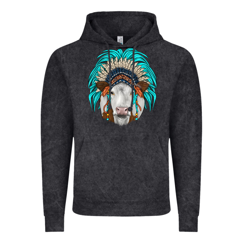 Simmental Indian Headdress Vintage Hoodie by JahusDesignShop | Teevron