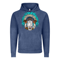 Vintage Denim simmental indian headdress Vintage Hoodie - JahusDesignShop