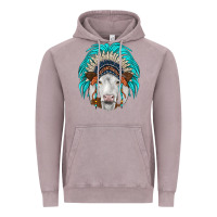 Vintage Zinc simmental indian headdress Vintage Hoodie - JahusDesignShop
