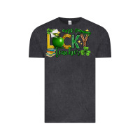 Vintage Black St. Patrick's Day one lucky teacher Vintage Tee - Neo Western