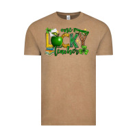 Vintage Coffee St. Patrick's Day one lucky teacher Vintage Tee - Neo Western