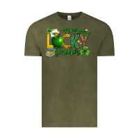 Vintage Olive St. Patrick's Day one lucky teacher Vintage Tee - Neo Western