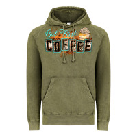 Vintage Olive but first coffee Vintage Hoodie - Zillion Design Studio