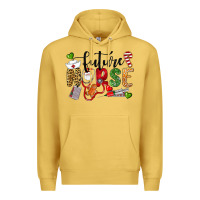 Antique Gold Chrismas future nurse Premium Hoodie - LillyAllenDesigns