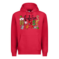 Cardinal Chrismas future nurse Premium Hoodie - LillyAllenDesigns