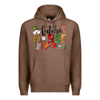 Chestnut Chrismas future nurse Premium Hoodie - LillyAllenDesigns