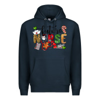 Navy Chrismas future nurse Premium Hoodie - LillyAllenDesigns