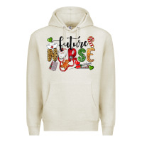 Oatmeal Heather Chrismas future nurse Premium Hoodie - LillyAllenDesigns