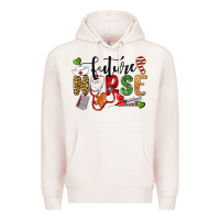Pale Pink Chrismas future nurse Premium Hoodie - LillyAllenDesigns