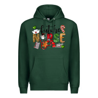 Sports Green Chrismas future nurse Premium Hoodie - LillyAllenDesigns