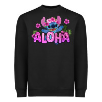 Black aloha summer stitch Heavyweight Sweatshirt - Zillion Design Studio