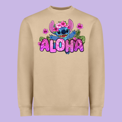 Aloha Summer Stitch Heavyweight Sweatshirt Designed By Zillion Design Studio