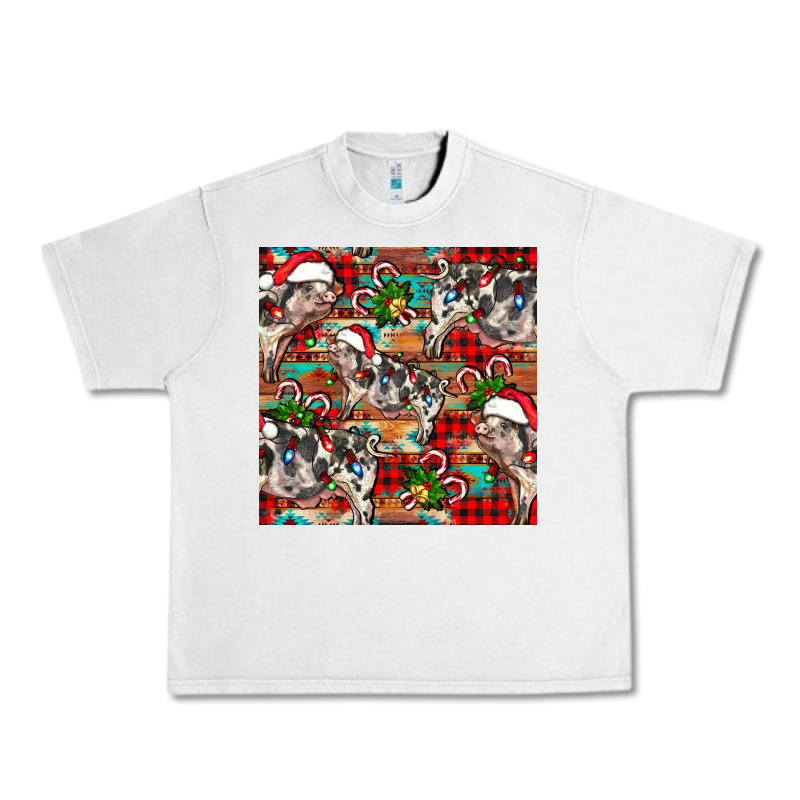 Christmas Pig  Aztec Urban Heavy Tee by FaDigitalArtStudio | Teevron
