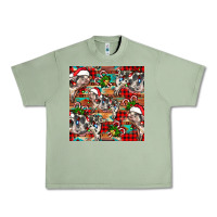 Oil Green christmas pig  aztec Urban Heavy Tee - FaDigitalArtStudio