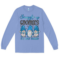 Colony Blue snuggle up gnomies it's cold outside Long Sleeve Tee - JahusDesignShop