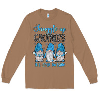 Toasted Coconut snuggle up gnomies it's cold outside Long Sleeve Tee - JahusDesignShop