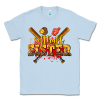 Dusty Blue softball sister Classic Tee - AdoDesignShop