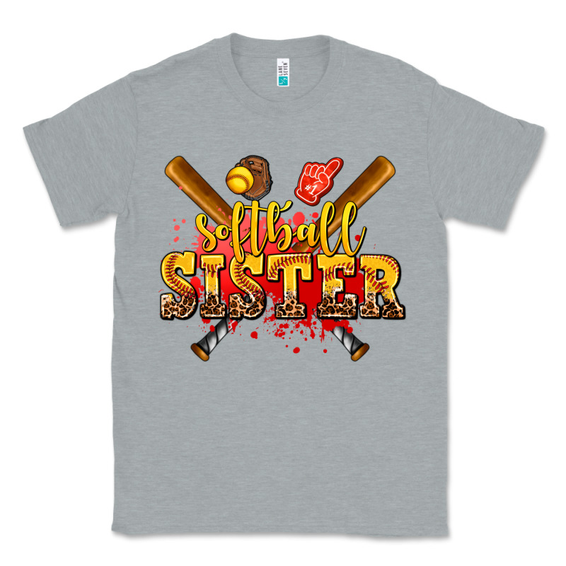 Softball Sister Classic Tee by AdoDesignShop | Teevron