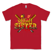 Red softball sister Classic Tee - AdoDesignShop