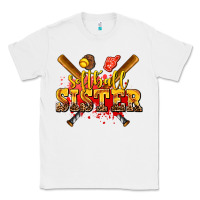 White softball sister Classic Tee - AdoDesignShop