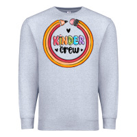 Heather Grey kinder crew Premium Sweatshirt - MaliasSmallBusiness
