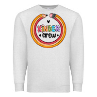 Oatmeal Heather kinder crew Premium Sweatshirt - MaliasSmallBusiness
