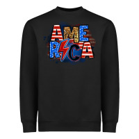 Black america lightning bolt Heavyweight Sweatshirt - Zillion Design Studio