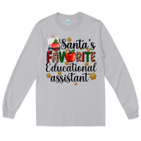 Moon Dust santa's favorite educational assistant Long Sleeve Tee - AdoDesignShop