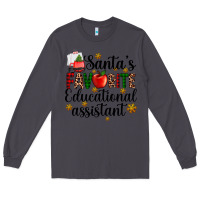 Smoke santa's favorite educational assistant Long Sleeve Tee - AdoDesignShop