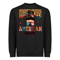 Black american mom junkie messy bun Heavyweight Sweatshirt - Zillion Design Studio