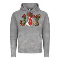 Cloud Rock christmas joy with rooster Vintage Hoodie - RanaPortraitStore
